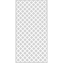 Πλαστικά Καφασωτά Classic Λευκό 100x200cm | kipogeorgiki.live