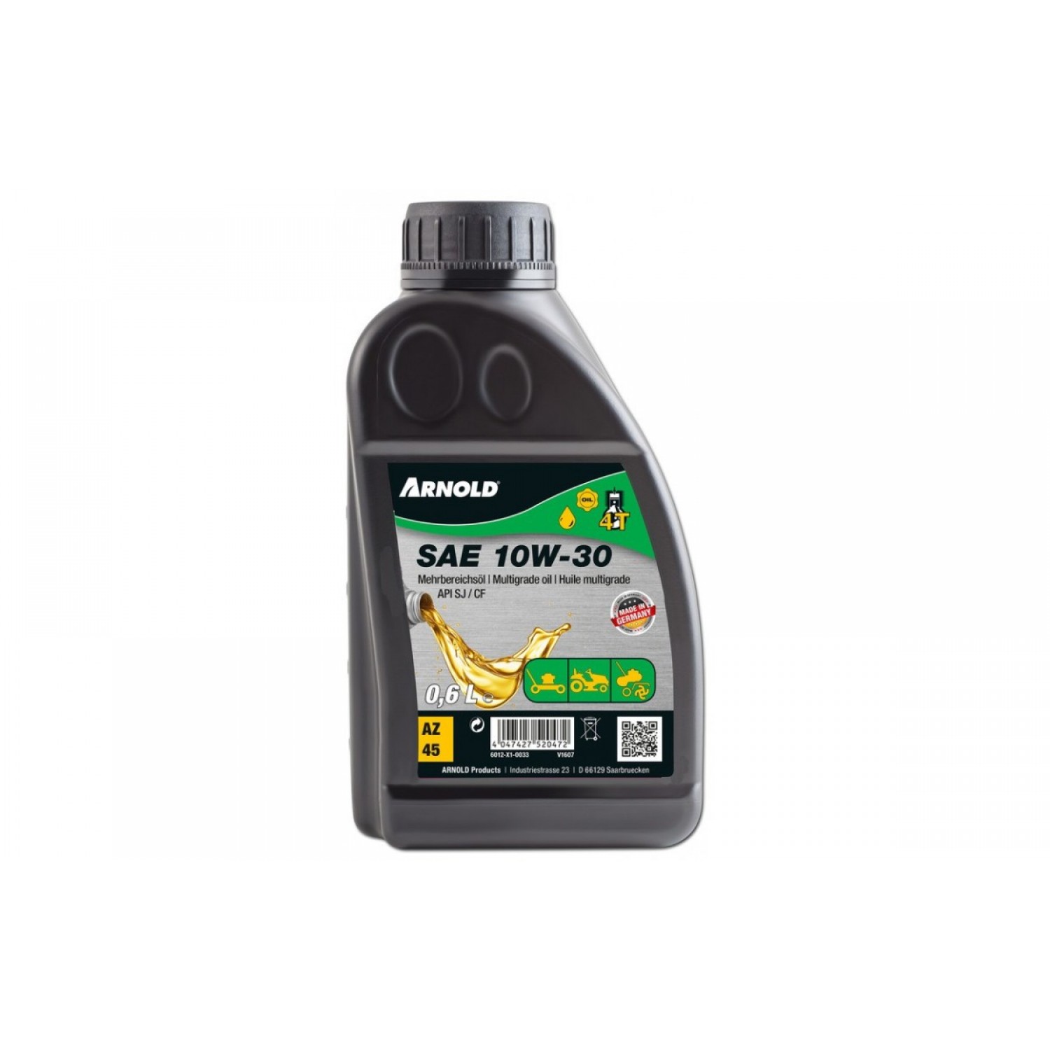 Arnold 4-Cycle Engine Oil Arnold Engine Oil 10W-30 0.6 Arnold Engine Oil 10W-30 0.6 | kipogeorgiki.live