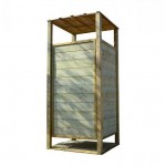 Wooden Beach Cabin 226(H)x100x100cm Wooden Beach Cabin 226(H)x100x100cm | Kipogeorgiki