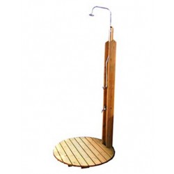 Ξύλινη Ντουζιέρα Παραλίας 210cm(Υ) x Ø100cm | Κηπογεωργική
