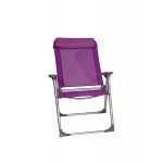 Aluminum Armchair High Back 5 Positions Μauve Color 61x62x(H)104cm |kipogeorgiki.live Aluminum Armchair High Back 5 Positions Μauve Color 61x62x(H)104cm |kipogeorgiki.live