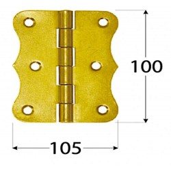 Μεντεσές Πόρτας 100 x 105mm (Στροφέας) | kipogeorgiki.live