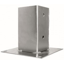 Βάσεις Ξύλου Βιδωτές Νο 10 (101x101x150mm) Γαλβανισμένες