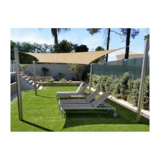 Dreamsail Waterproof Shade Sail Square Ecru 4x4x4x4m Nesling | Kipogeorgiki