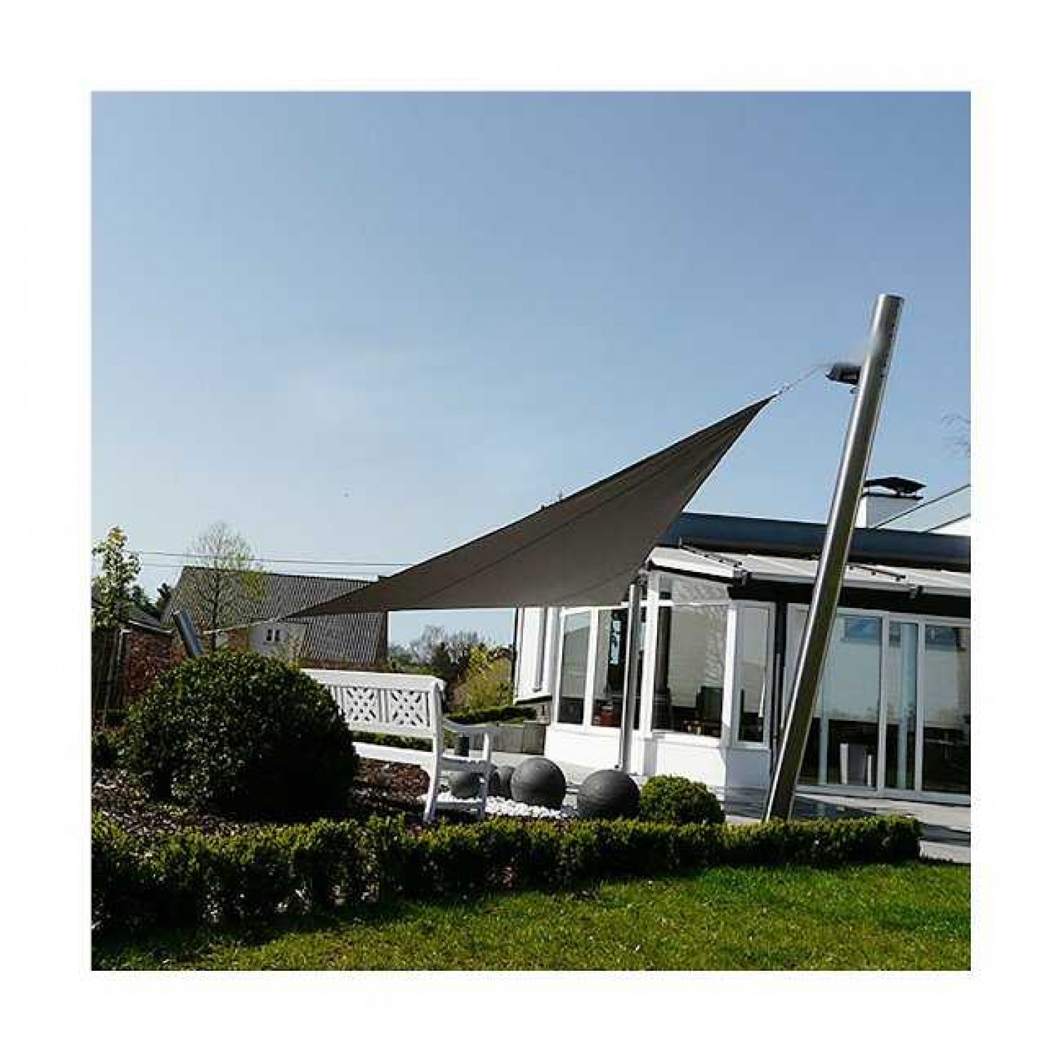 Πανί Σκίασης 90° Μαύρο 285gsm 5,0x5,0x7,1m | Κηπογεωργική