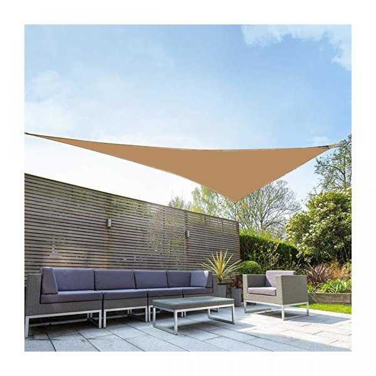Πανί Τρίγωνο Άμμου 230gsm 90°- 4,2x4,2x6m | Κηπογεωργική