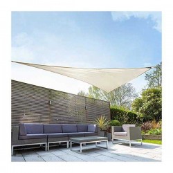 Πανί Τρίγωνο Εκρού 230gsm 90°- 4,2x4,2x6m | Κηπογεωργική