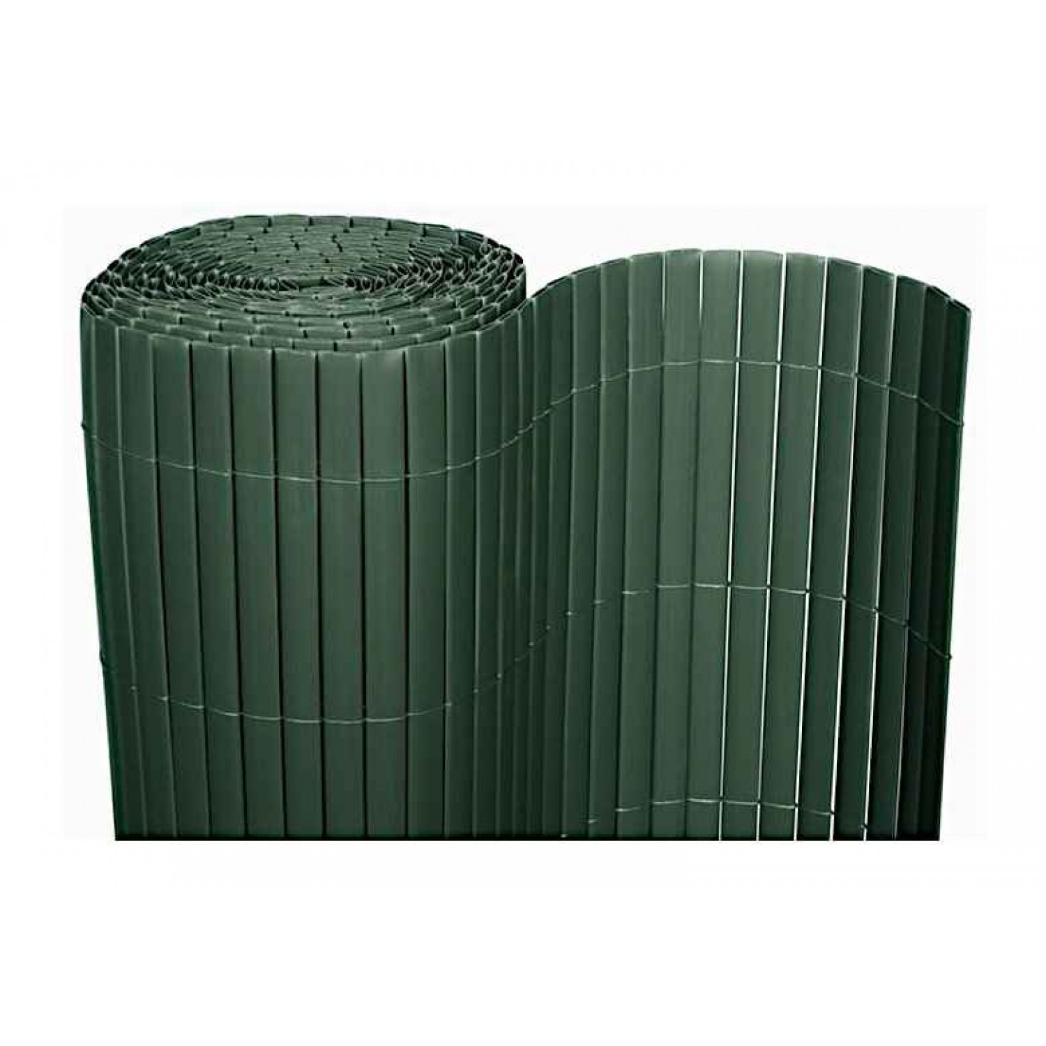 Καλαμωτή PVC 20mm/100(Υ)x500cm Πράσινο Χρώμα Διπλής Όψης