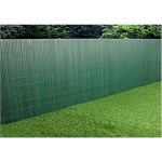 Καλαμωτή PVC 20mm/100(Υ)x500cm Πράσινο Χρώμα Διπλής Όψης