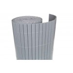 Καλαμωτή PVC 20mm/150(Υ)x300cm Γκρι Χρώμα Διπλής Όψης