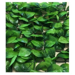 Decorative Leaf Fence Leaf on Plastic Mesh 100x300cm (Light Green) | kipogeorgiki.live