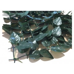Decorative Leaf Fence Leaf on Plastic Mesh 150x300cm (Dark Green) | kipogeorgiki.live      