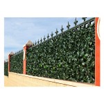 Decorative Leaf Fence Leaf on Plastic Mesh 150x300cm (Dark Green) | kipogeorgiki.live      