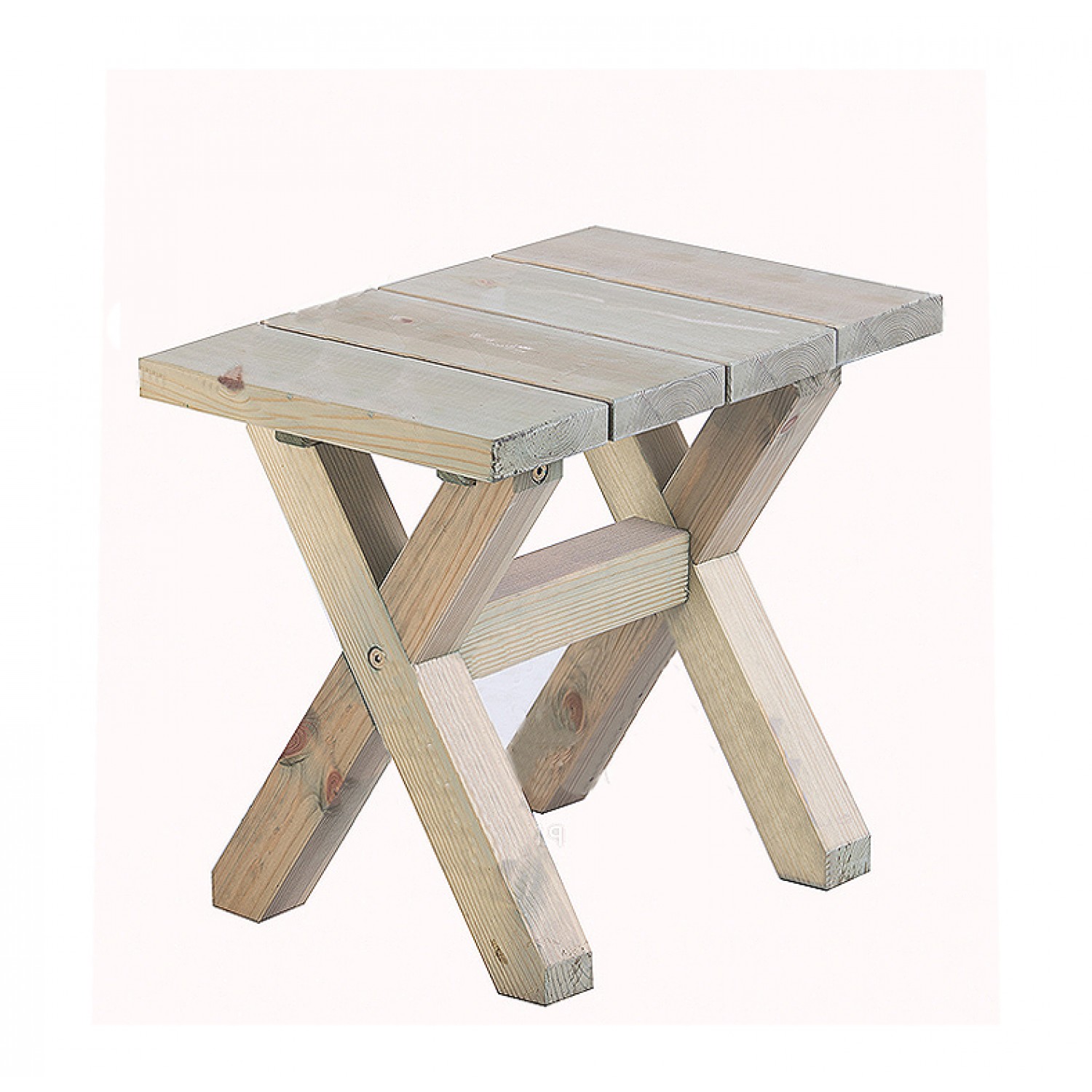 Wooden Stool Viktoria 45(H)x35x55cm - Τimber-Stools Wooden Stool Viktoria 45 (H) x 35 x 55cm - Τimber-Furniture-Stools for Gardens