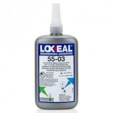 Κόλλα Σύσφιξης Υψηλών Θερμοκρασιών 50ml 55-03 Μπλε LOXEAL - Κόλλες Σπειρωμάτων για Μέτρια Σύσφιξη
