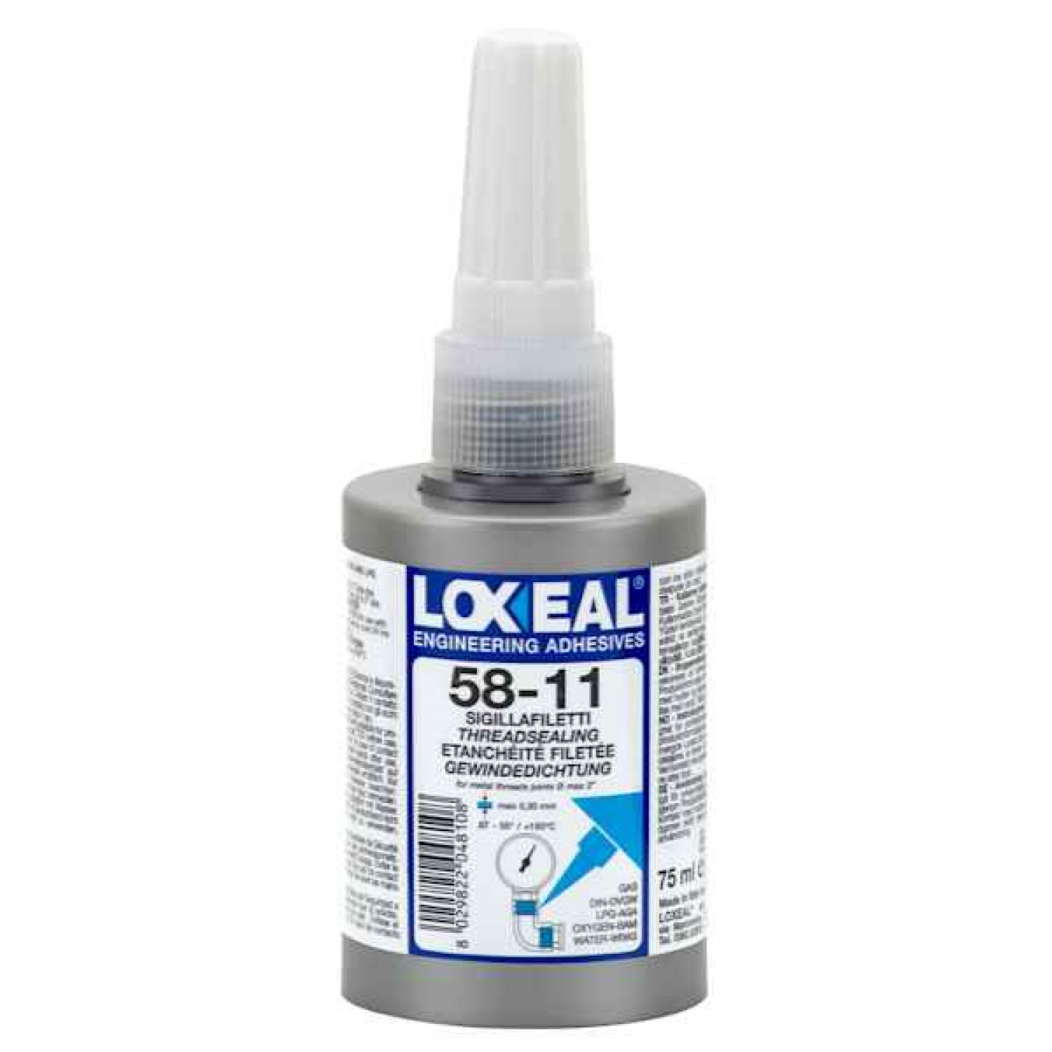 LOXEAL 58-11 Yellow Thread Sealant 50ml Medium Strength LOXEAL 58-11 Yellow Thread Sealant 50ml Medium Strength - Professional Adhesives-Glues