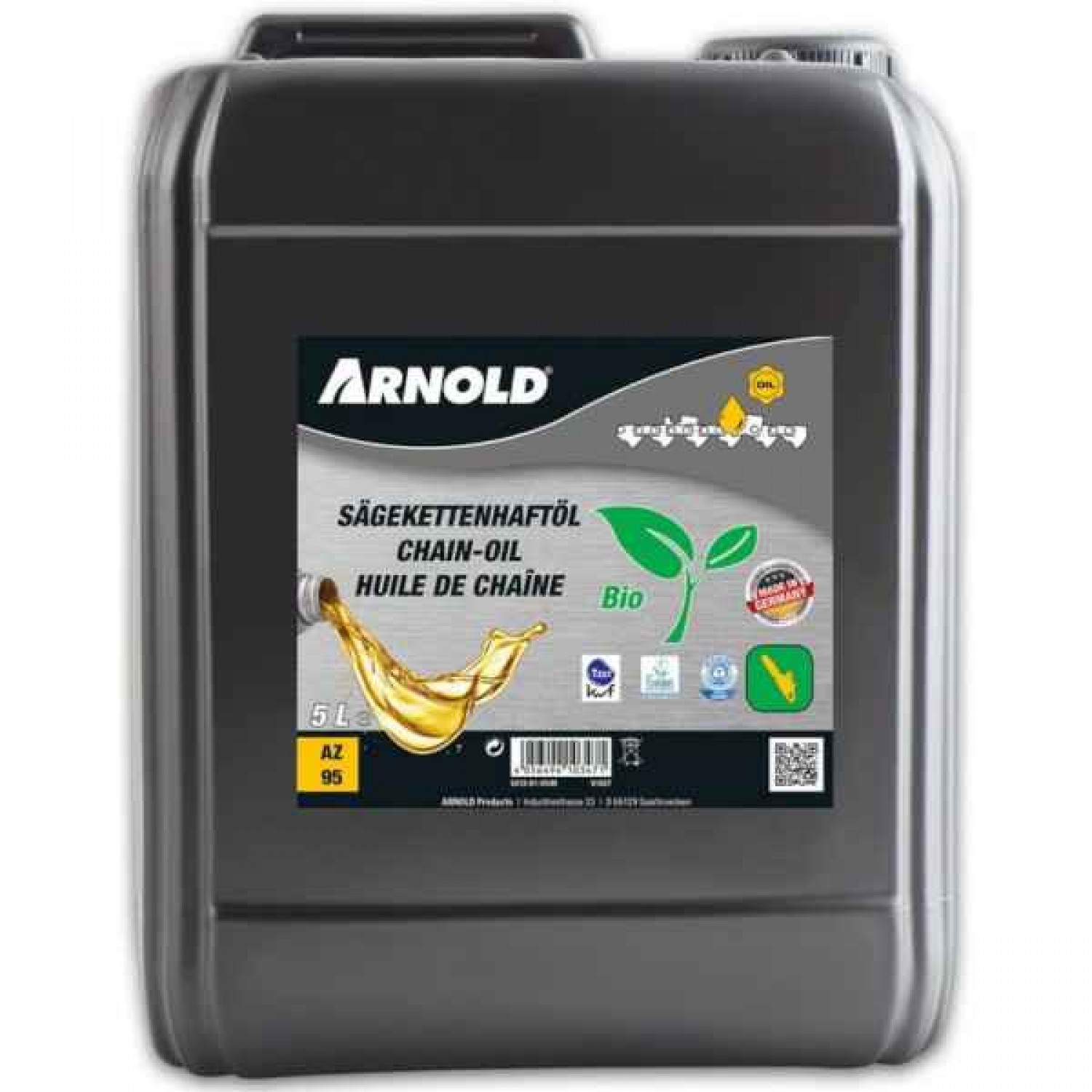 Λάδι Αλυσίδας ΒΙΟ 5L Βιοδιασπώμενο ARNOLD-Λιπαντικά Λάδι Αλυσίδας ΒΙΟ 5L Βιοδιασπώμενο ARNOLD - Βιοδιασπώμενα Λάδια Αλυσίδων
