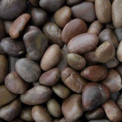 Γυαλισμένο Βότσαλο Κόκκινο (2-4)cm-(4-8)cm 20kg Σάκος (Bag) - Γυαλισμένα-Επεξεργασμένα & Φυσικά Βότσαλα-Κροκάλες
