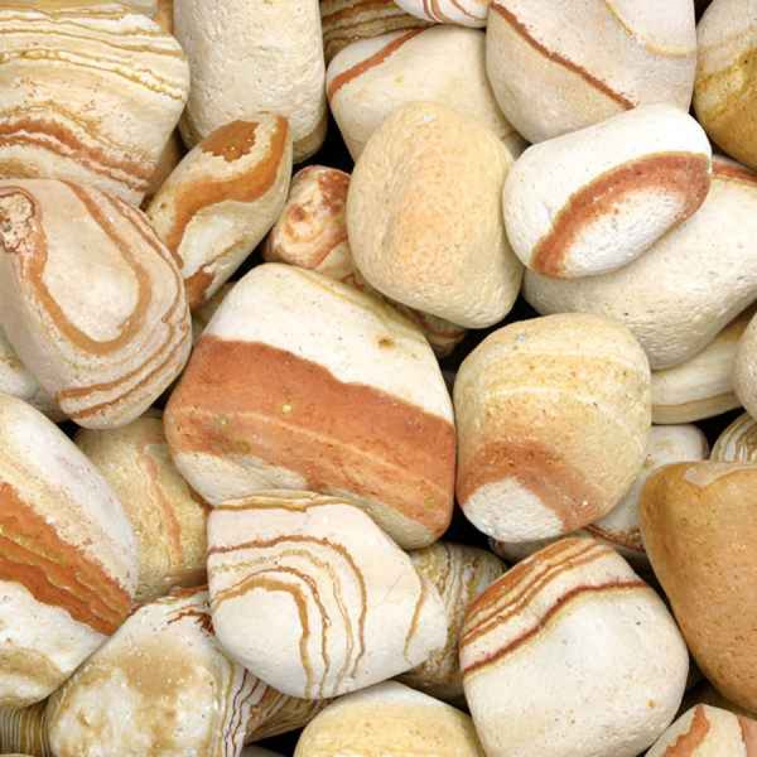 Βότσαλο Iris (1-2)cm-(2-4)cm-(4-8)cm-(8-13)cm 1200kg Μεγασάκος (Big Bag) - Επεξεργασμένα & Φυσικά Βότσαλα-Κροκάλες