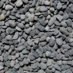 Βότσαλο Πλακέ Μαύρο (5-7mm)-(7-9mm)-(2-3cm)-(3-5cm)-(4-6cm) 20kg Σάκο (Bag) - Επεξεργασμένα & Φυσικά Επίπεδα Βότσαλα-Κροκάλες