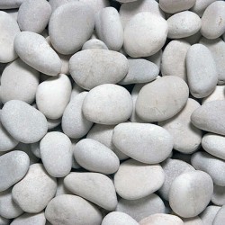 Hand Selected White River Pebble (3-5)cm - 20kg