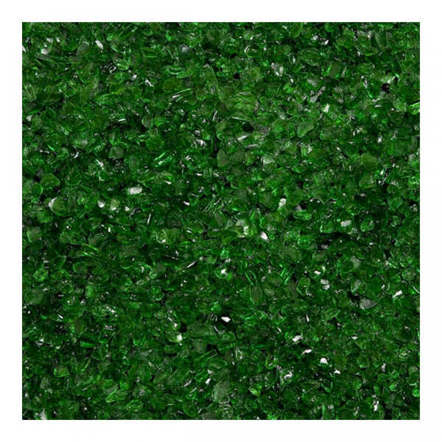 Glass Green Gravel for Garden & Indoor Decoration Glass Green Gravel for Garden & Indoor Decoration