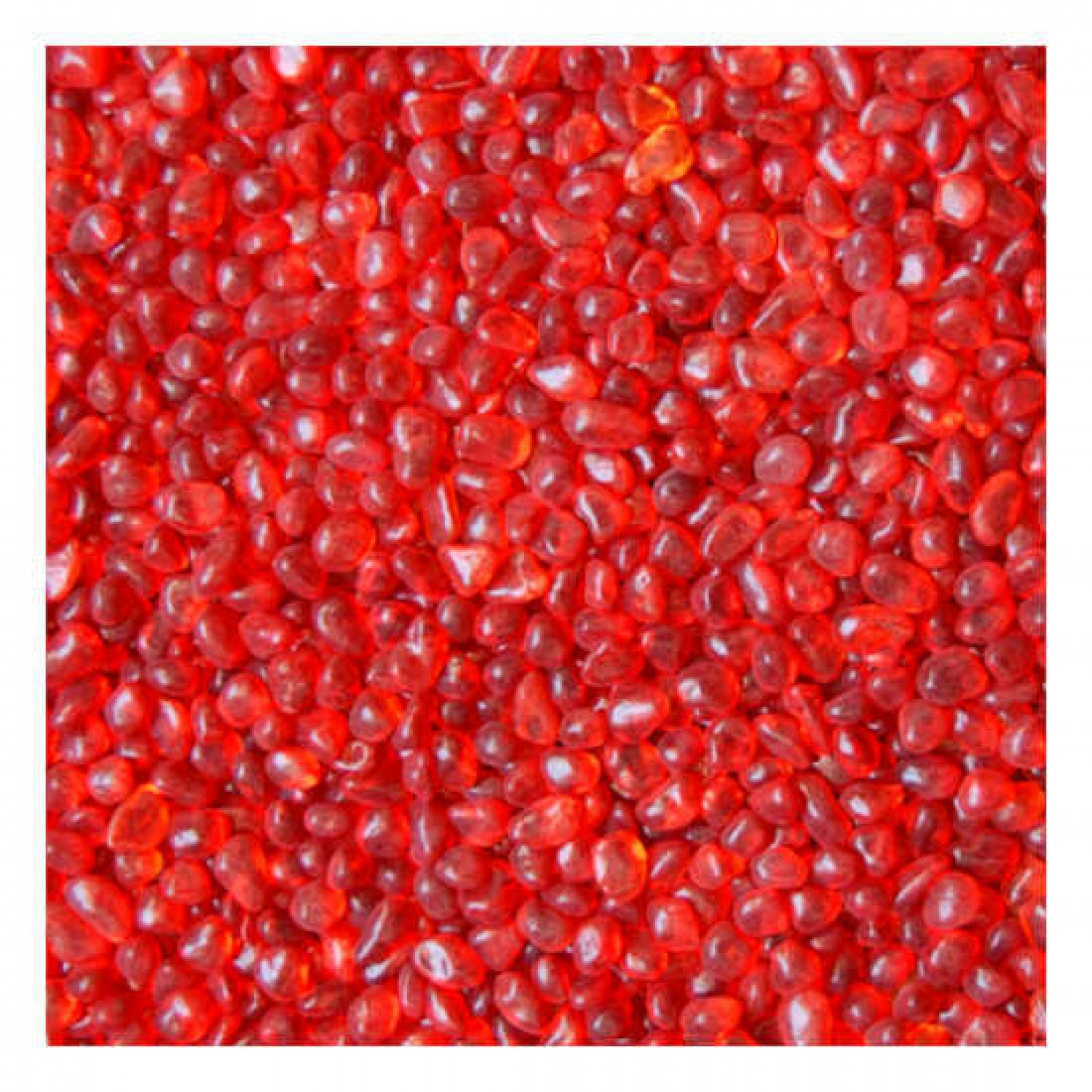 Red Glass Beads 1kg (3-6mm) for Garden & Indoor Decoration Glass Red Beads 1kg (3-6mm)-Garden-Indoor Decoration