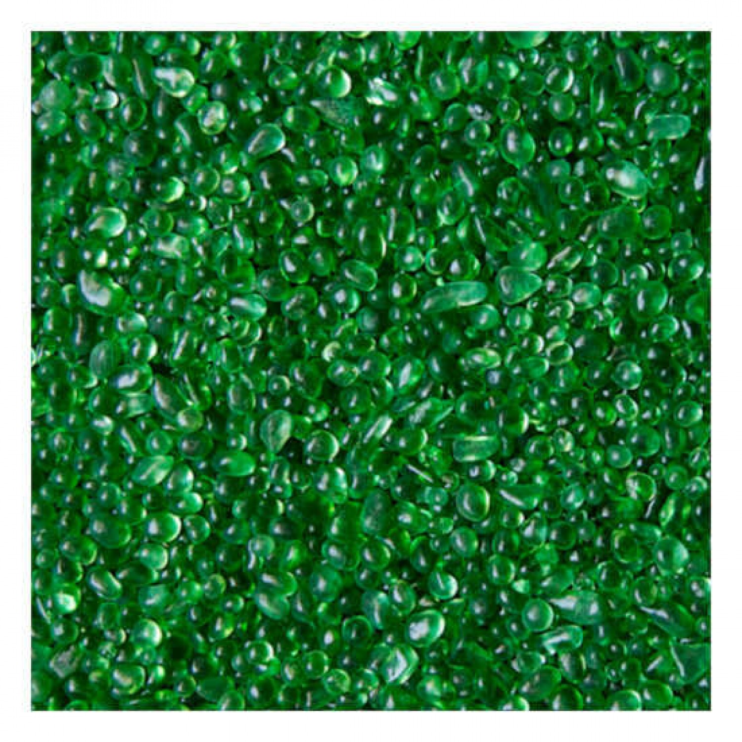 Green Glass Beads 1kg (1-3mm) for Garden & Indoor Decoration Glass Green Beads 1kg (1-3mm)-Garden-Indoor Decoration