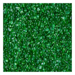 Glass Green Beads 1kg (1-3mm)-Garden-Indoor Decoration