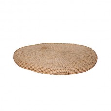 Ψάθινο Μαξιλάρι Δαπέδου Καθιστικών Ø66x8cm Χειροποίητο