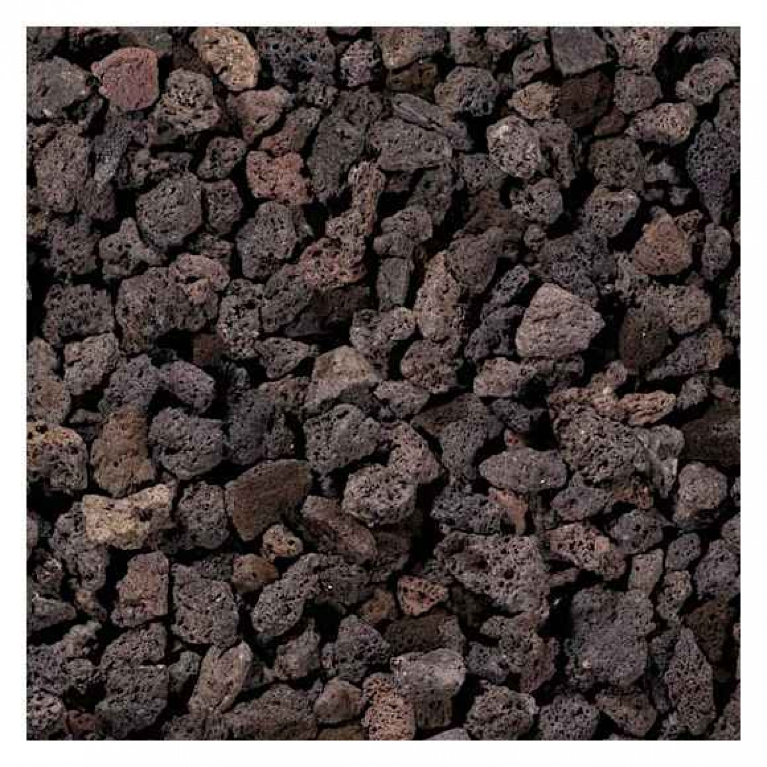 Lava Black Gravel Mineral 12kg Bag (10-15mm) - Natural Lava Black Gravel Mineral 12kg Bag (10-15mm) - Decorative Gravels for Garden & Landscape