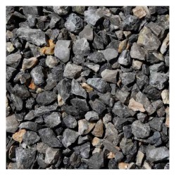 Black Gravel Mineral 1100kg Big Bag - Decorative Gravels for Garden & Landscape