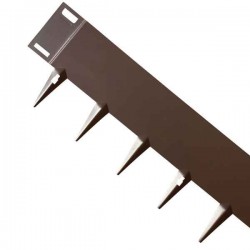 CORE Edge Flexible Brown Galvanized Steel Garden Edging (H)100x1075mm ECCO - Weathering Steel Flexible Border for Gardens