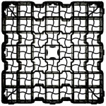 Grass & Gravel Pavers 50x50x3cm-Porous Grids TerraDall® EMG - Stabilizers for Grasses & Gravels