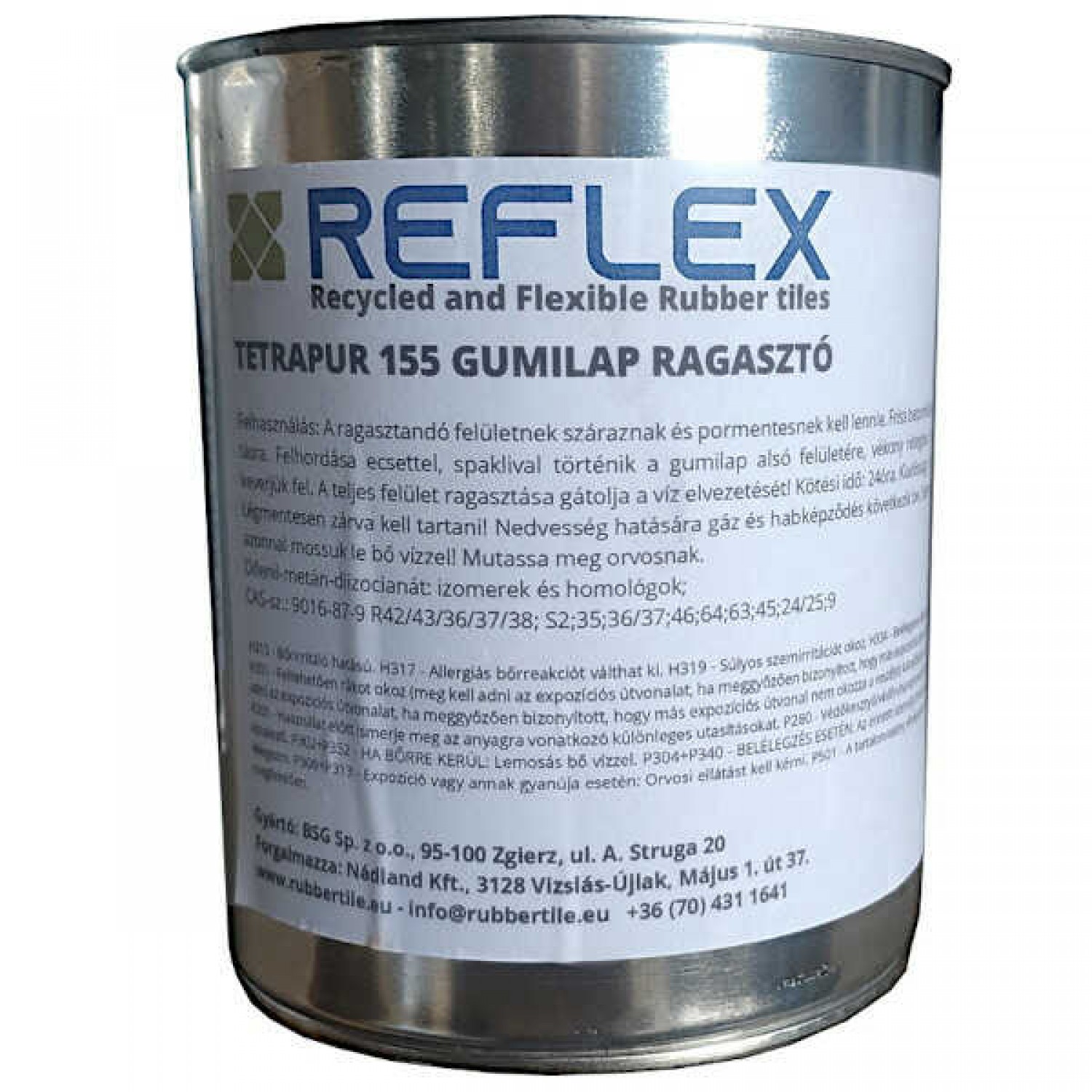 Glue For Rubber Tiles 1Kg REFLEX - Floor Adhesives Glue For Rubber Tiles 1Kg REFLEX