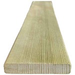 Deck Λείο 1,5 x 9,5 x 300cm Εμποτισμένου Ξύλου - Εμποτισμένη Ξυλεία Πεύκου για Δάπεδα-Ντεκ Εξωτερικών Χώρων