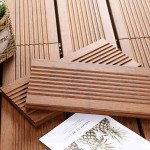Bamboo Καφέ Δάπεδο Εξωτερικού Χώρου 2x14x185cm - REBO - Μπαμπού Δάπεδα-Ντεκ Εξωτερικών Χώρων