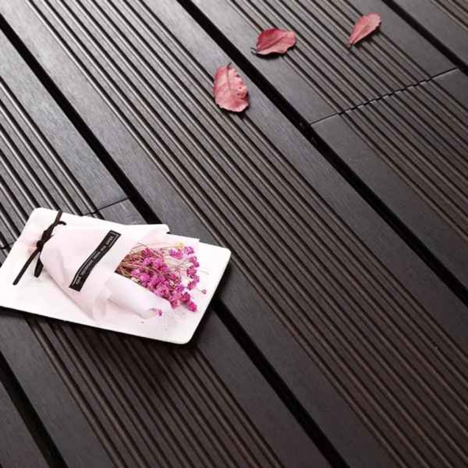 Bamboo Ανθρακί Δάπεδο Εξωτερικού Χώρου 2x14x185cm-REBO - Μπαμπού Δάπεδα-Ντεκ Εξωτερικών Χώρων