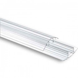 Ενωτικός Σύνδεσμος Η Διαιρούμενος 4-6-10-16mm - 600cm - Συστήματα Σύνδεσης Πολυκαρμπονικών