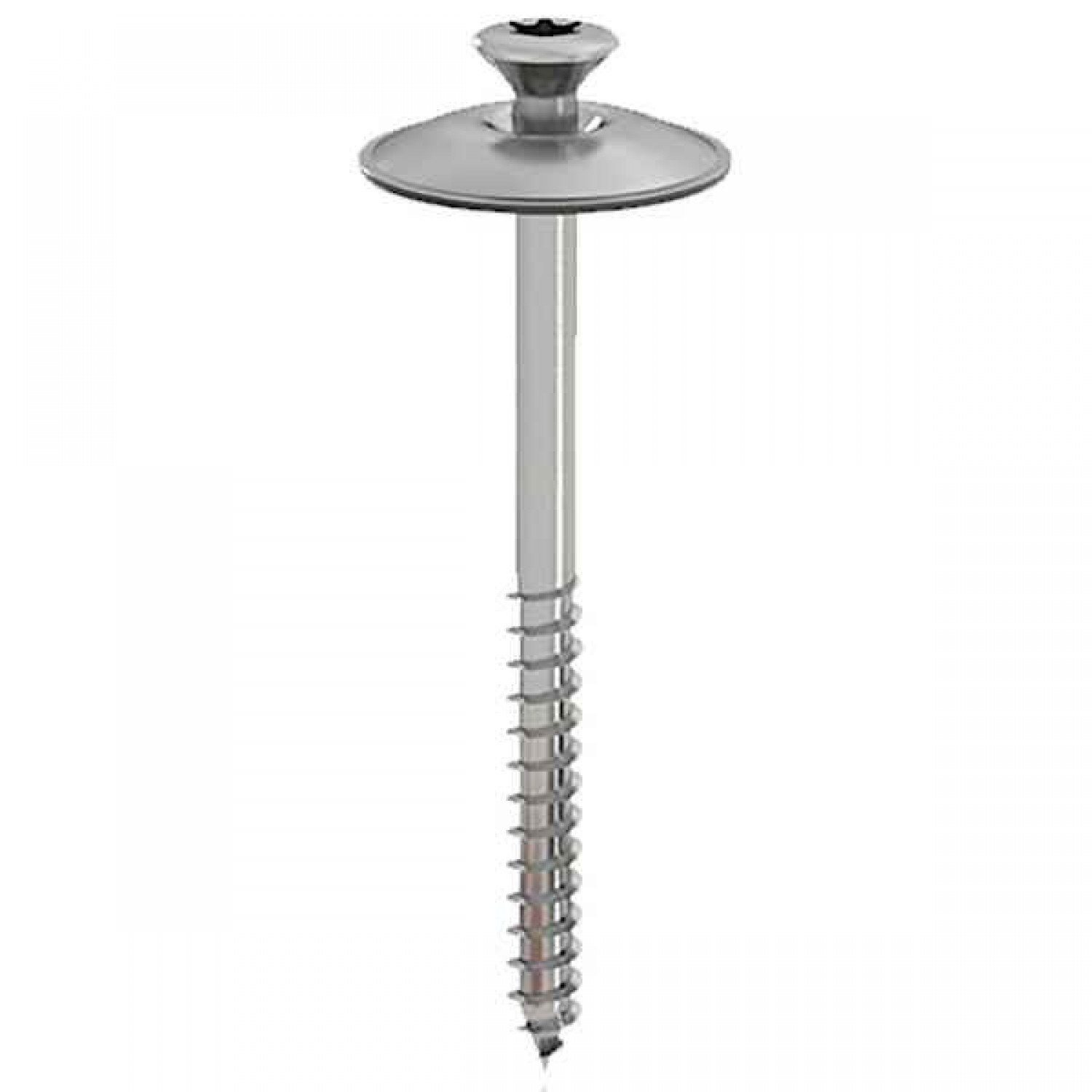 Stainless Steel Washer for Polycarbonate With Screw Stainless Steel Washer for Polycarbonate With Screw - Connection Systems for Polycarbonate Sheets