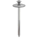 Stainless Steel Washer for Polycarbonate With Screw Stainless Steel Washer for Polycarbonate With Screw - Connection Systems for Polycarbonate Sheets