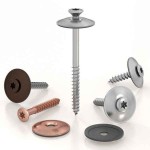 Stainless Steel Washer for Polycarbonate With Screw Stainless Steel Washer for Polycarbonate With Screw - Connection Systems for Polycarbonate Sheets