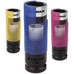 1/2" Drive 6-Point Impact Deep Socket 3pcs Benman 71071 1/2" Drive 6-Point Super Impact Deep Socket Set of 3pcs 17, 19, 21mm Benman 71071 - Deep Sockets