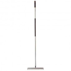 Fiskars Ergonomic™ Soil Rake 38 cm 700 grams Metal Shaft - Soil Rakes Hand Tools