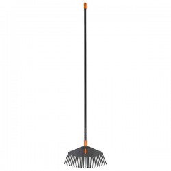 Fiskars M Assembled Solid Leaf Rake 41.5 cm 560 grams - Leaf Rakes Hand Tools