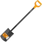 Fiskars Solid™ Rounded Spade With Metal Shaft 117cm - Shovels & Spades Hand Tools
