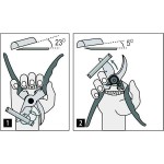 Felco 10 Κλαδευτήρι Γνήσιο 21cm Δ25mm για Αριστερόχειρες - Αυθεντικό Ψαλίδι Αντιπροσωπείας-Κλαδευτήρια