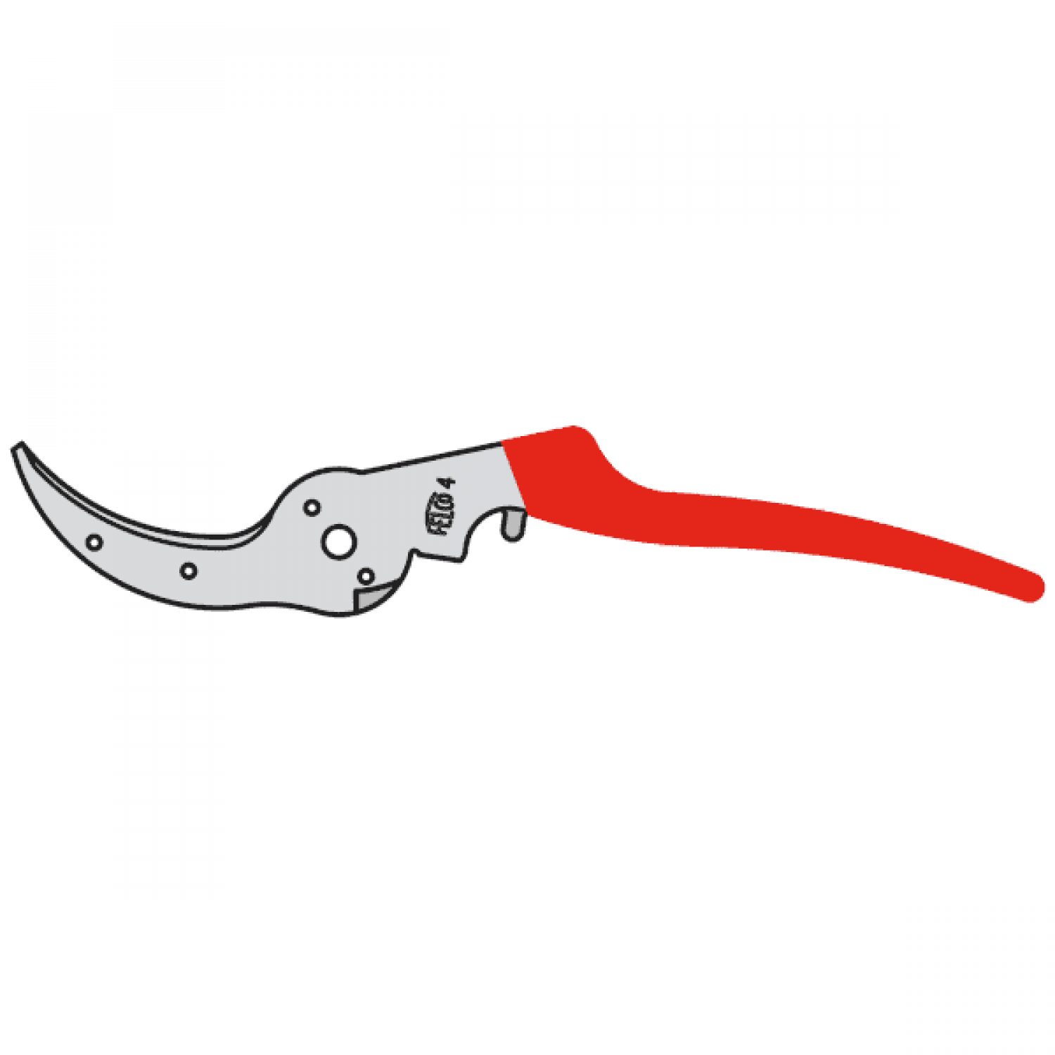 Felco 4/2 Handle Without Anvil Blade-Genuine Spare Part Felco 4/2 Handle Without Anvil Blade-Genuine Pruner Spare Parts - Pruning Shears Spare Parts-Replacements