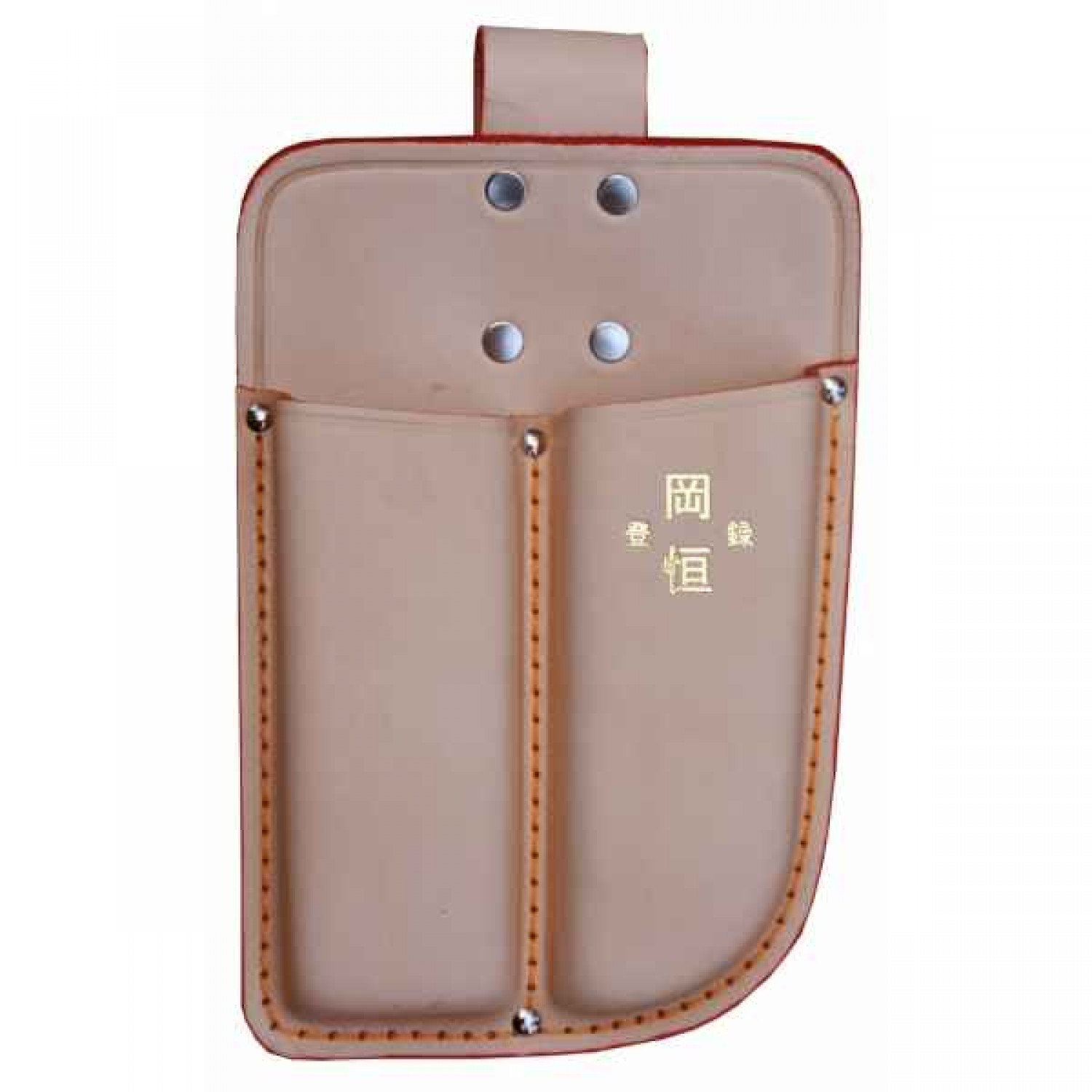 OKATSUNE 109 Double Leather Holster for Pruners-Shears OKATSUNE 109 Double Leather Holster with Belt Loop for Pruners-Shears - Holsters for Shears-Secateurs-Pruners