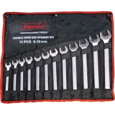 Γερμανικά Κλειδιά Σετ 12τμχ Κεφαλές 6-32mm Benman 70167 - Συλλογή Γερμανικών Κλειδιών